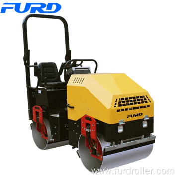 Manufacture 1.7 Ton Diesel Steel Drum Vibratory Roller Compactor for Backfill Compaction